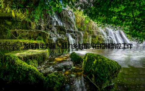 六、发挥青年力量, 助力乡村振兴在疫情防控工作中, 子洲县畜牧兽医部门积极发挥青年干部的积极作用, 引导他们投身乡村振兴事业