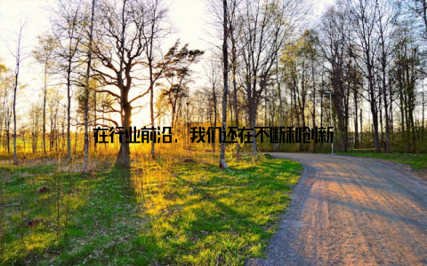 在行业前沿, 我们还在不断和创新