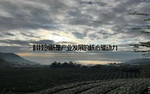 科技创新是产业发展的核心驱动力