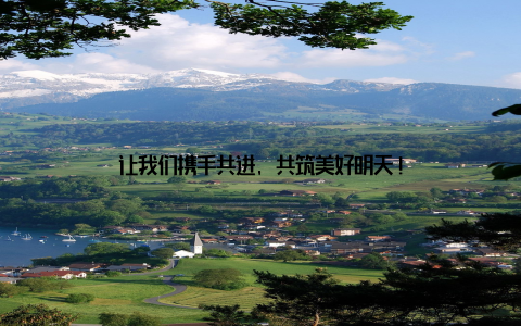 让我们携手共进, 共筑美好明天!