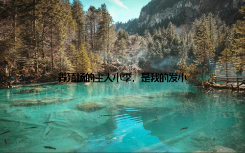 养殖场的主人小李, 是我的发小